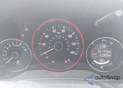 2016 Honda Hr-V Lx из США, поврежденный, VIN 3CZRU6H39GM758465